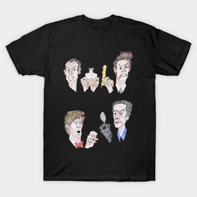 The Doctor's weapons T-Shirt by giuliadrawsstuff